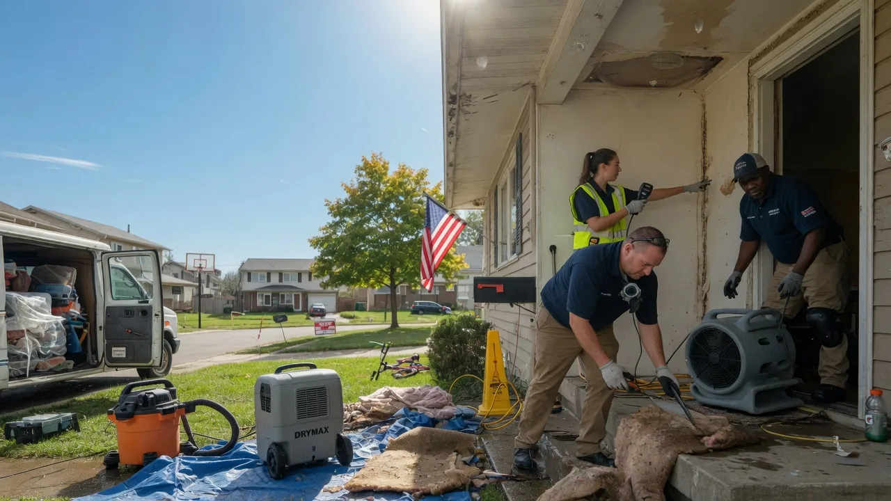 Water Damage Restoration in Bristol, PA near me